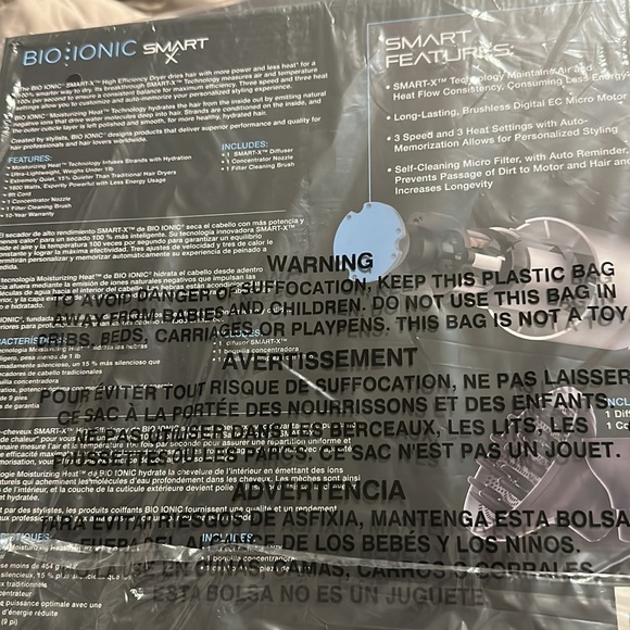 Brand New Bio Ionic SMART-X™ High Efficiency Dryer + Diffuser - Picture 2 of 2